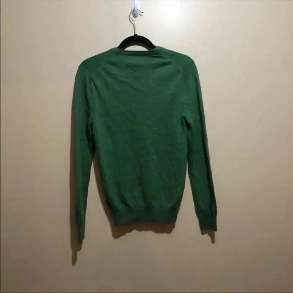 Express green merino wool sweater - Picture 3 of 7